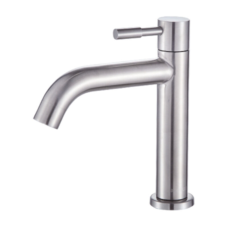 foto del prodotto sollbry rubinetto da cucina, acqua fredda, rubinetto unipolare per lavabo, accessori per rubinetti, acciaio inossidabile 304 apertura di