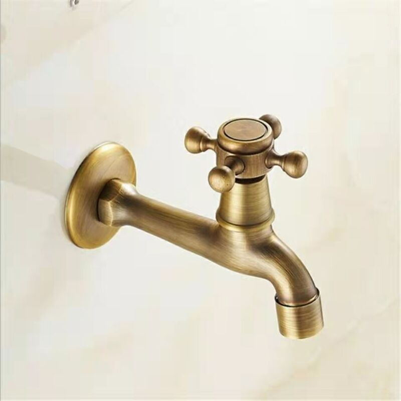 foto del prodotto sollbry rubinetto decorativo in ottone per esterni, rubinetto da giardino, rubinetto da bagno, rubinetto per lavatrice, rubinetto da balcone,