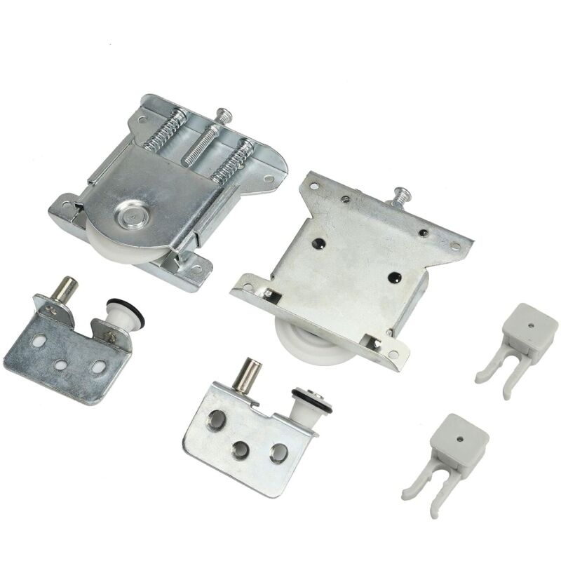 foto del prodotto sollbry rulli per porte scorrevoli, rulli per mobili scorrevoli, kit scorrevole per ante di armadi, ruote per vetrine, rulli di ricambio per porte.