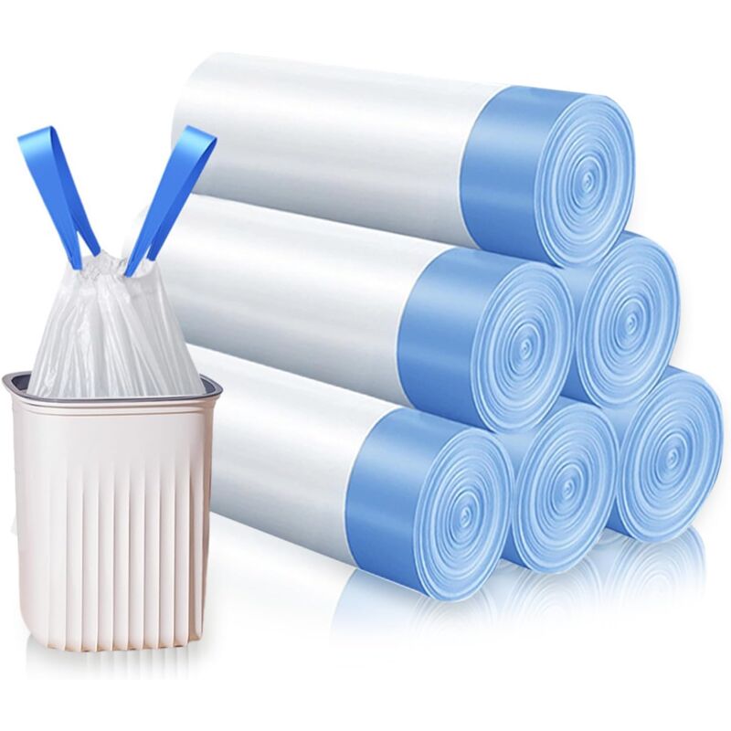 foto del prodotto sollbry sacchetti per la spazzatura da 10l 15l, 90 pezzi 45 50 cm , resistenti, resistenti e durevoli, adatti per cucina, bagno, ufficio.