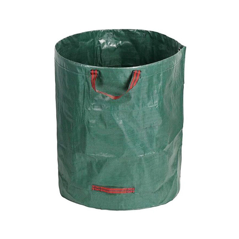 foto del prodotto sollbry sacco da giardino stabile da 500 litri cinghie rosse sacco per foglie sacco per rifiuti da giardino sacchi per rifiuti da giardino sacchi