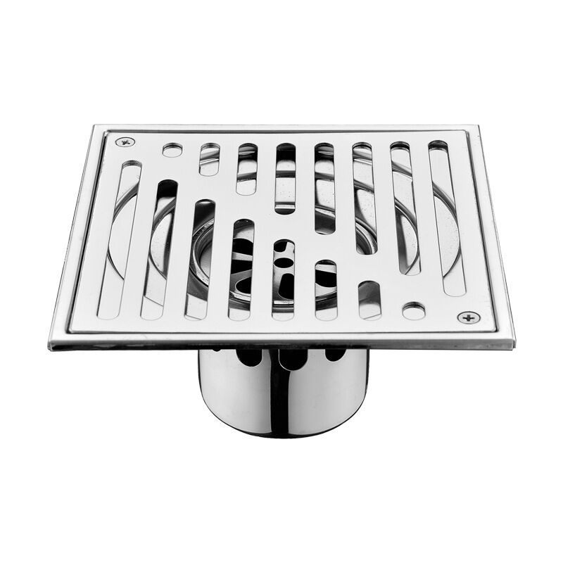 foto del prodotto sollbry scarico doccia in acciaio inox 110x110 mm, scarico a pavimento per bagno di grosso calibro, griglia di scarico, scarico doccia per cucina,