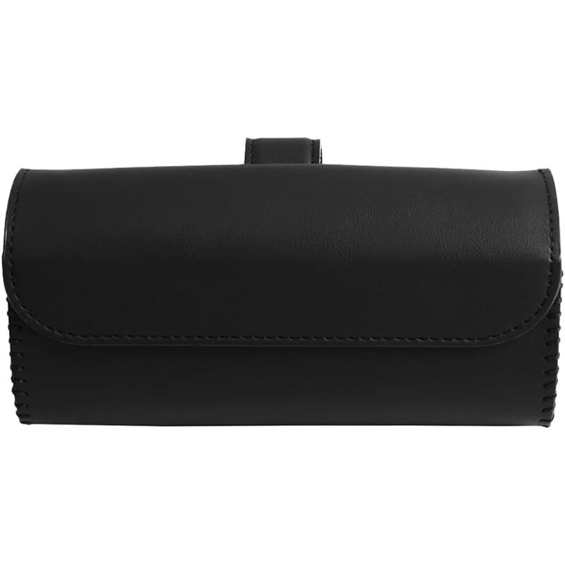 foto del prodotto sollbry scatola portaocchiali per auto, portaocchiali per aletta parasole con chiusura, per riporre visiere, carte, monete, chiavi.