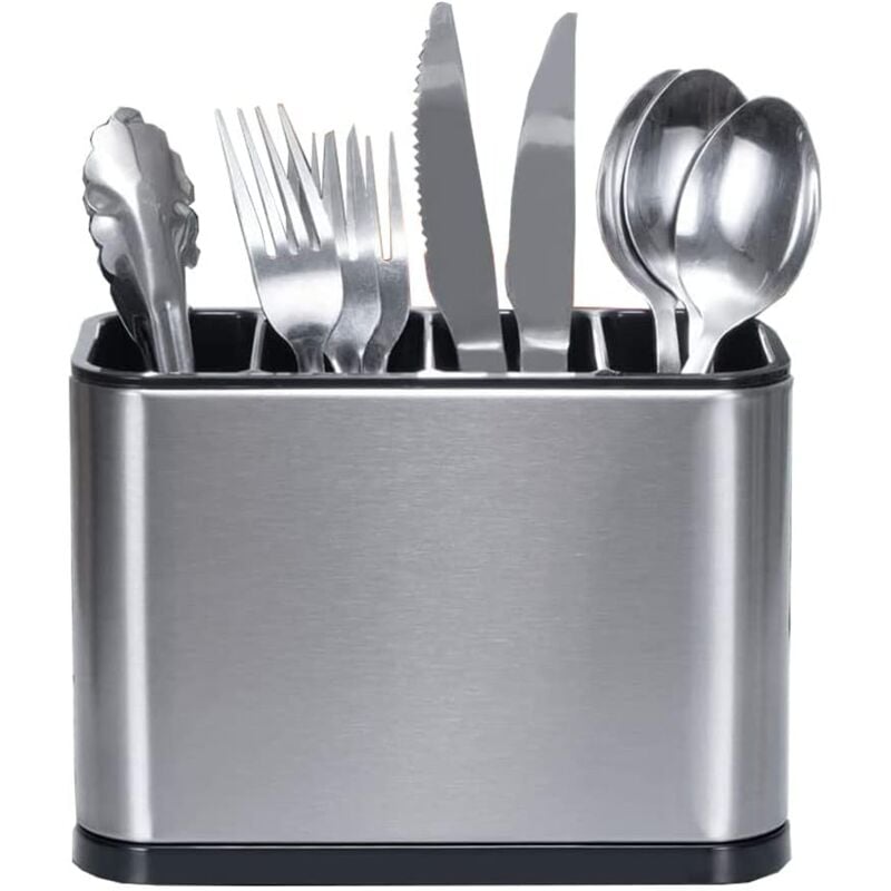 foto del prodotto sollbry scolaposate, organizer portautensili, portautensili da cucina, 4 scomparti, utilizzato per organizzare i piani di lavoro della cucina,