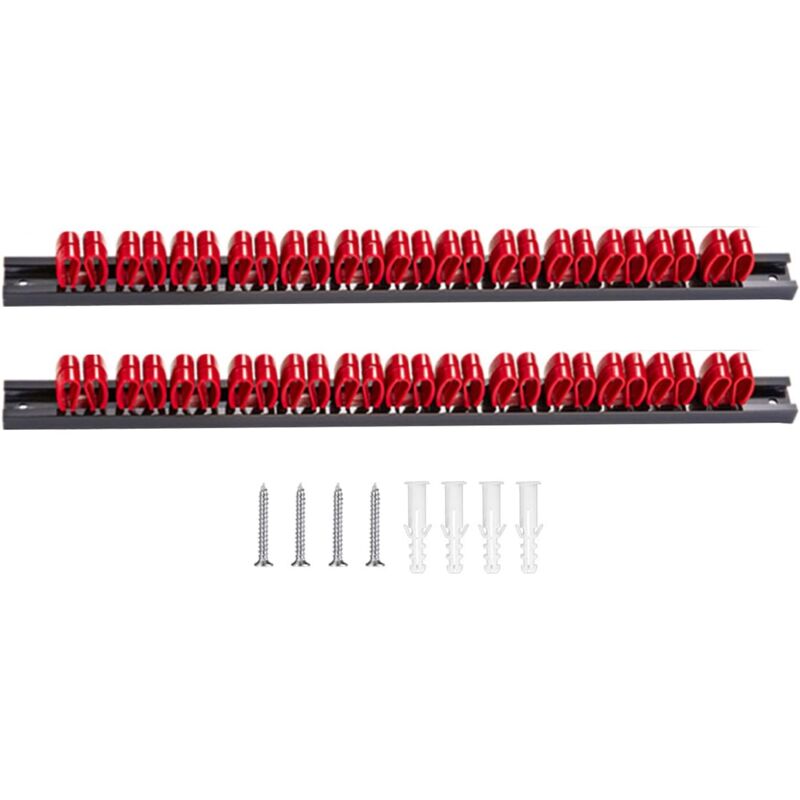 foto del prodotto sollbry semplice soluzione per riporre gli utensili in metallo, 2 pezzi, efficace espositore per utensili, organizer per cacciaviti e chiavi
