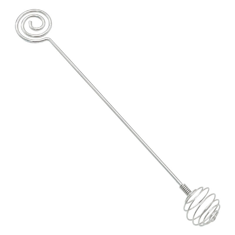foto del prodotto sollbry set di 2 cucchiaini per miele in acciaio inox lunghezza 20,5 cm spirale per miele cucchiaio per marmellata per barattolo di miele,