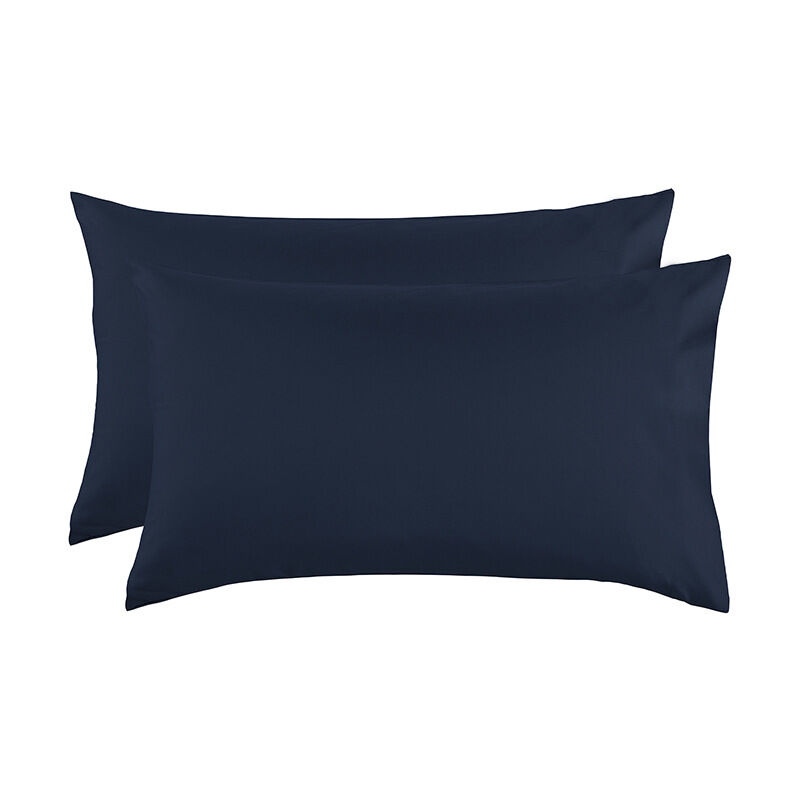 foto del prodotto sollbry set di 2 federe in microfibra, federa morbida con chiusura a busta, federa antipiega, 20 x 30 pollici, blu navy