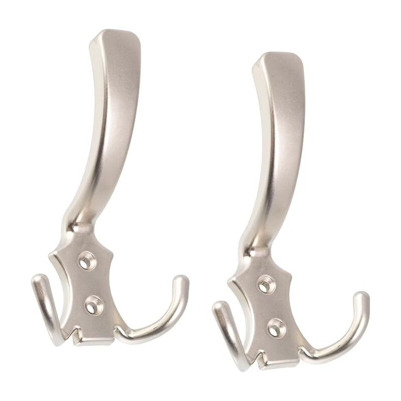 foto del prodotto sollbry set di 2 ganci tripli da parete gancio appendino appendiabiti a sospensione cappello accappatoio bagno asciugamano doccia wc