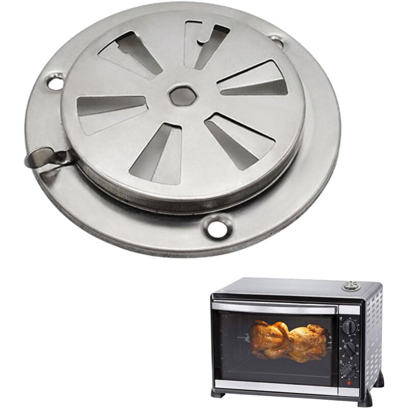 foto del prodotto sollbry set di 2 griglie di ventilazione rotonde, rosetta di ventilazione in acciaio inox, griglia di ventilazione rotonda con foro di