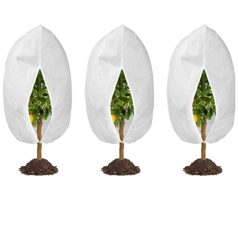 foto del prodotto sollbry set di 3 coperture invernali per piante da esterno 60 cm x 80 cm coperture invernali per piante da esterno con coulisse possono essere