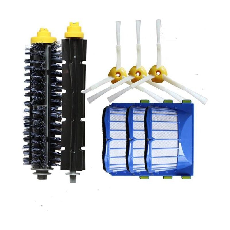 foto del prodotto sollbry set di accessori da 8 pezzi per robot serie 600, accessori per aspirapolvere, 2 spazzole, 3 filtri, 3 spazzole laterali