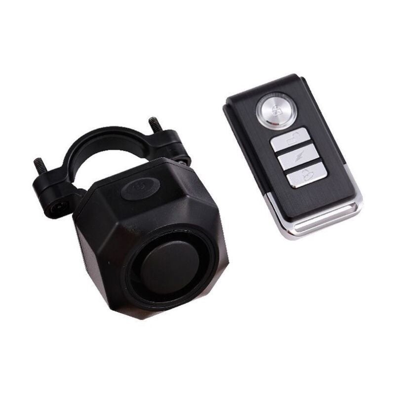 foto del prodotto sollbry set di allarme per bici ricaricabile con telecomando wireless, sirena antifurto, sensore di movimento, 113 db impermeabile, adatto per