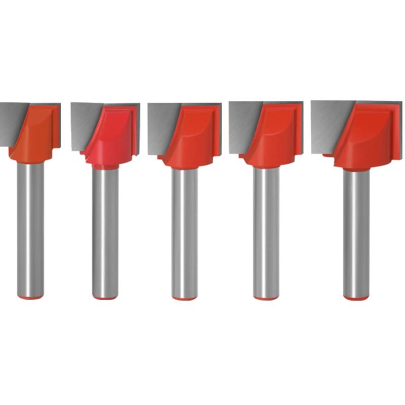 foto del prodotto sollbry set di frese con gambo da 6 mm, frese per scanalature dritte, frese per superfici dure, frese per pialla e fresa per lavorazione del legno,