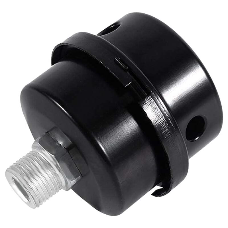 foto del prodotto sollbry silenziatore per compressore d aria, silenziatore per filtro compressore d aria da 13 mm per l uso nell ingresso del compressore d aria e