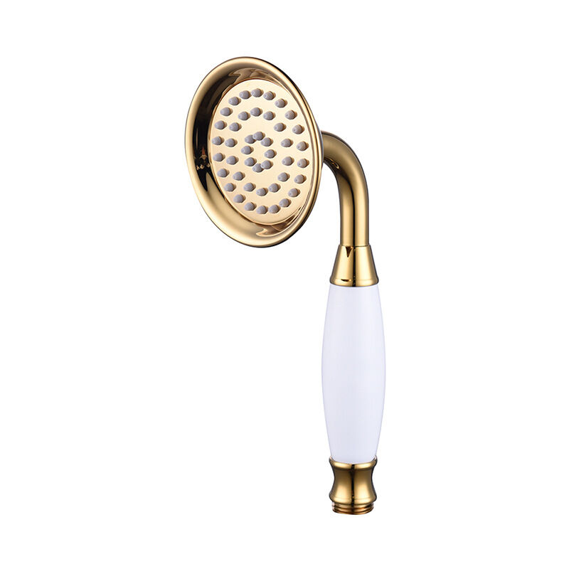 immagine 0 del prodotto sollbry soffione doccia per bagno, soffione doccia in ottone, soffione doccia massaggiante universale in titanio e oro