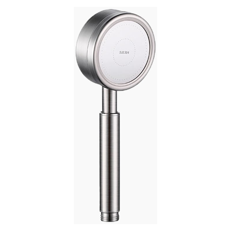 foto del prodotto sollbry soffione doccia portatile interamente in metallo con filtro, soffione doccia in acciaio inossidabile sus304
