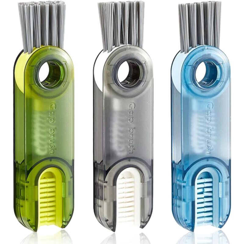 foto del prodotto sollbry spazzola multifunzione 3 in 1, spazzola per la pulizia a fessura, spazzola per la pulizia delle bottiglie del latte, spazzola per la