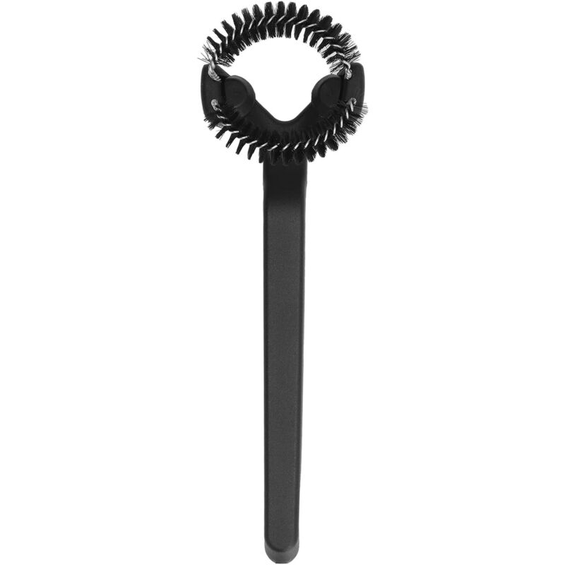 foto del prodotto sollbry spazzola per la pulizia della macchina per caff espresso, spazzola per la pulizia del caff con manico corto e gomito rotondo staccabile,