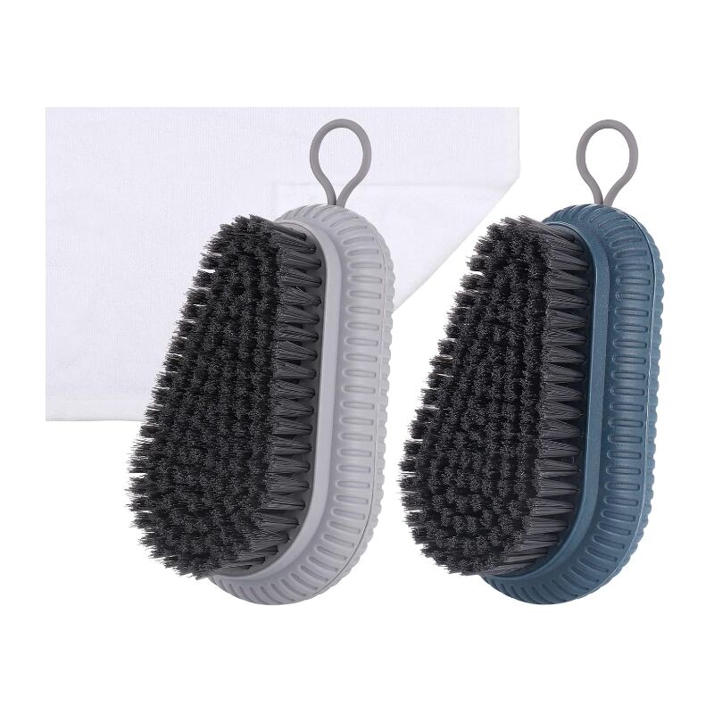 foto del prodotto sollbry spazzole per unghie, resistenti, ideali per la pulizia di sporco, incrostazioni e grasso, setole dure e resistenti per unghie di mani e
