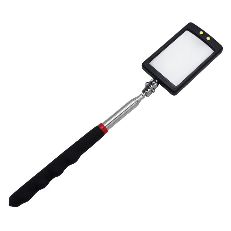 foto del prodotto sollbry specchi telescopici, specchio telescopico a led, specchio telescopico meccanico, specchi di ispezione regolabili, specchi di ispezione