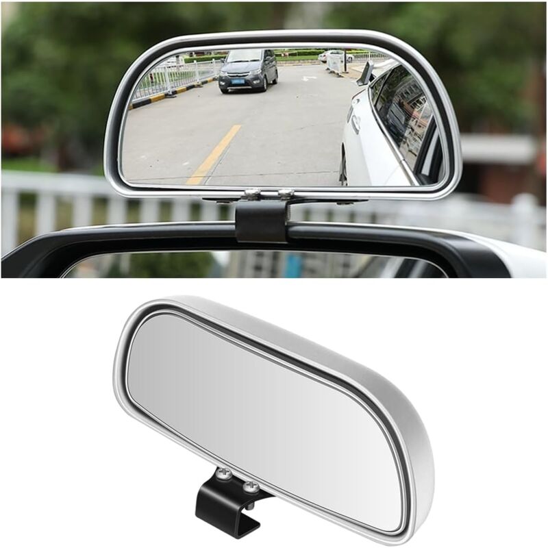 foto del prodotto sollbry specchietti per angolo cieco, specchietto per angolo cieco per auto, specchietto retrovisore regolabile grandangolare a 360 , accessorio