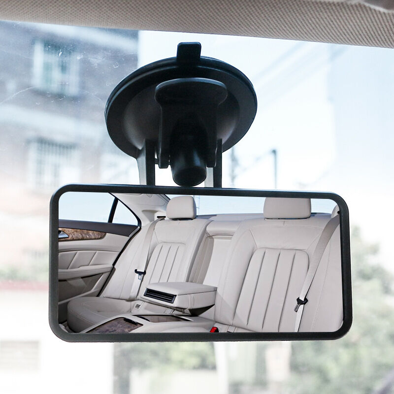 foto del prodotto sollbry specchietto retrovisore per auto con rotazione a 360 e supporto a ventosa per parabrezza e cruscotto, ideale per i genitori