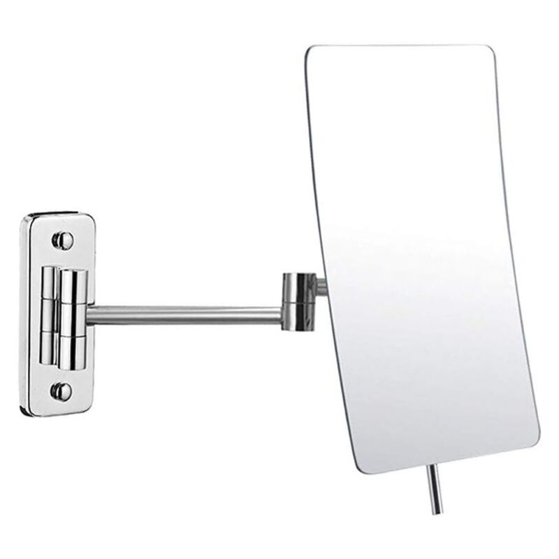 foto del prodotto sollbry specchio da parete ingranditore 3x estensione pieghevole specchio ingranditore con rotazione di 360 gradi specchio da bagno con foratura