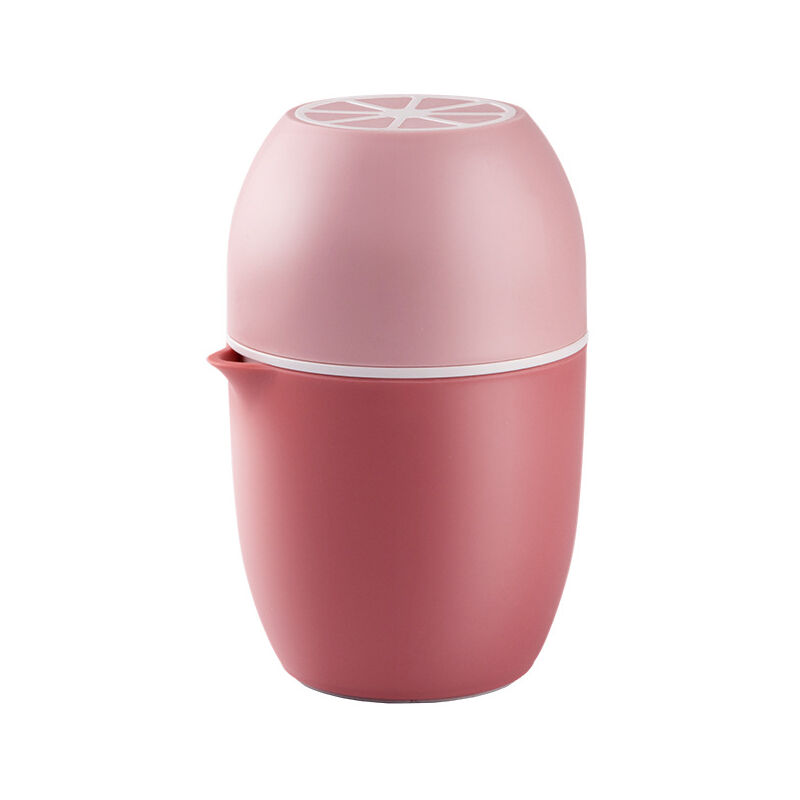 foto del prodotto sollbry spremiagrumi manuale con design unico a forma di limone, due modalit di utilizzo per diversi tipi di frutta rosa 