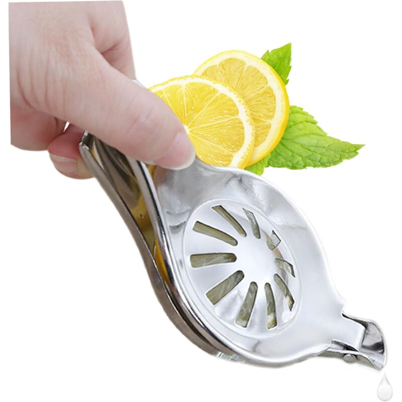 foto del prodotto sollbry spremiagrumi manuale in acciaio inox con beccuccio, spremiagrumi portatile per arancia, limone, melograno, spremiagrumi, spremiagrumi,