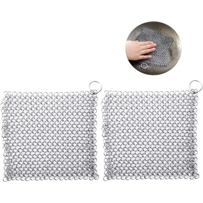 foto del prodotto sollbry spugna in acciaio inossidabile, spugne abrasive in acciaio inossidabile, per pentole in ferro, sfere metalliche, spugne abrasive da 4