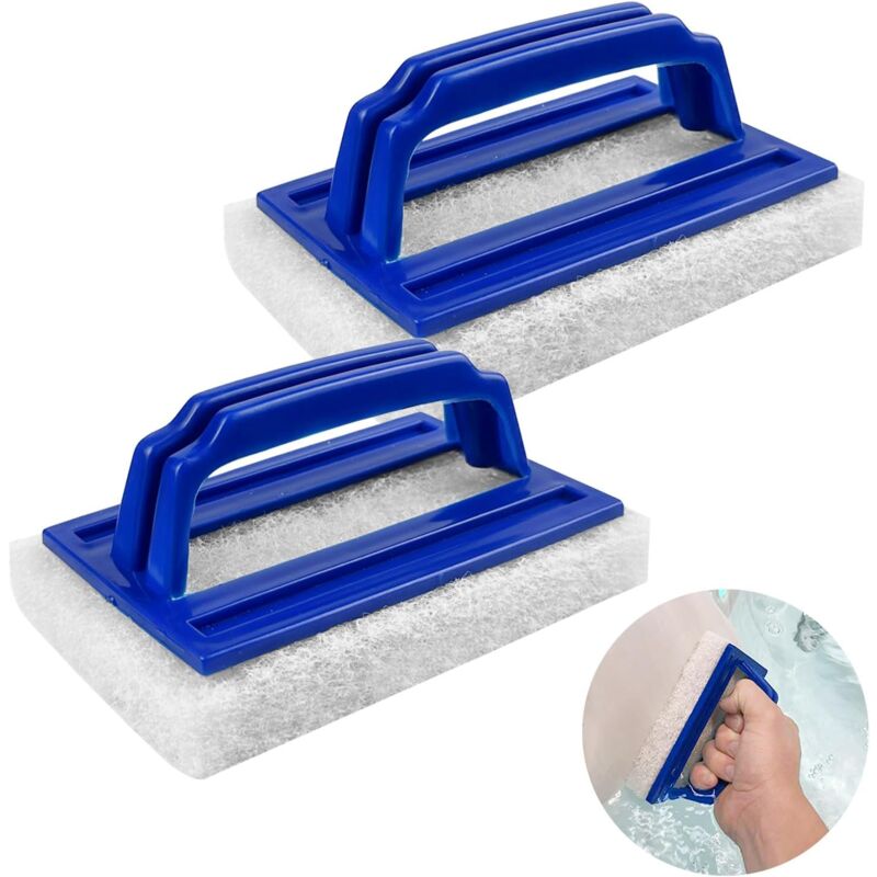 foto del prodotto sollbry spugne magiche per piscina, spugne magiche per piscina con manico, spugne magiche resistenti per piscina, spugne per piscina per spa,