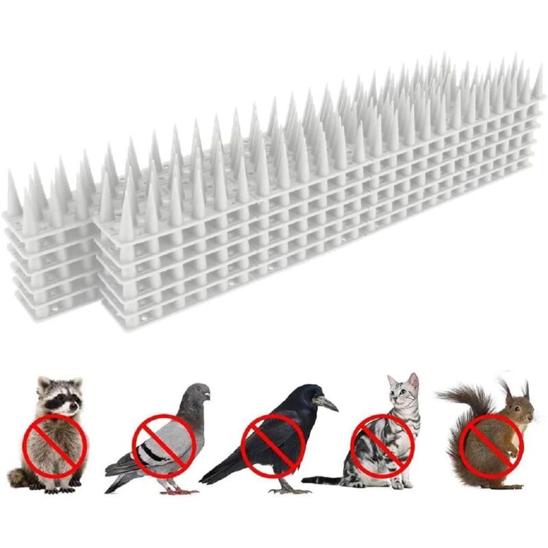 foto del prodotto sollbry spuntone anti piccioni per balcone, repellente per piccioni, anti gatto, anti uccello, spaventapasseri, spaventapasseri, tecnologia per