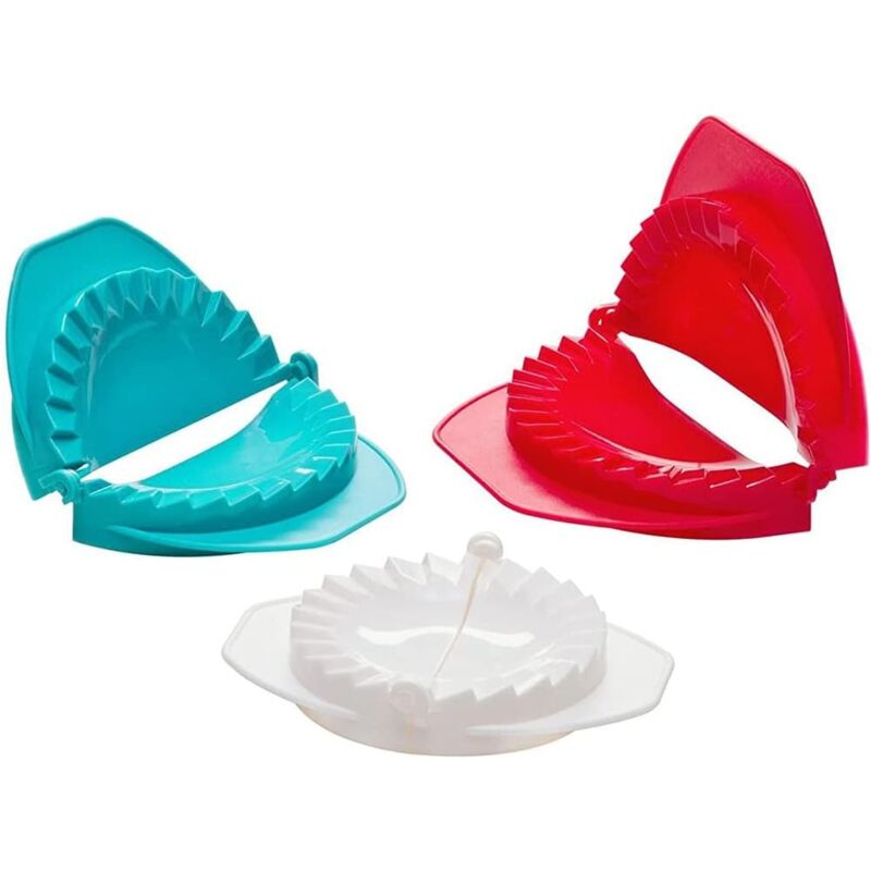 foto del prodotto sollbry stampo per ravioli, stampo in plastica per ravioli ideale per dolci, torte, panini, utensili per preparare ravioli fritti, set da 3 pezzi.
