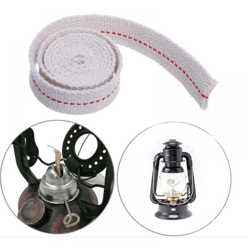 foto del prodotto sollbry stoppino per lampada a olio, lunghezza 5 m stoppino per lampada a cherosene, larghezza 10 mm stoppino per lampada 100 cotone per