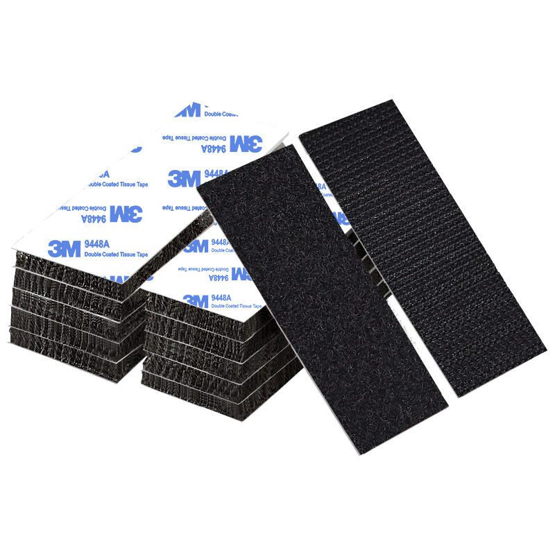 foto del prodotto sollbry strisce adesive bifacciali antigraffio, 10 paia di strisce adesive extra forti con gancio e passante, 1,6 cm x 10 cm, potenti strisce
