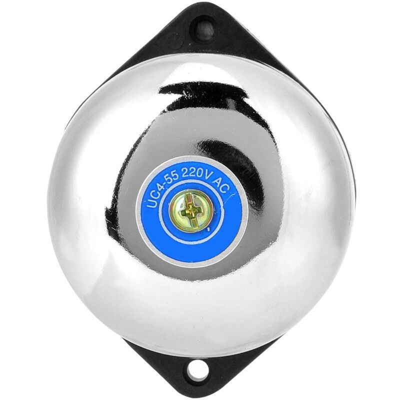 foto del prodotto sollbry suoneria campanello in acciaio inox 220v 2 campanelli elettrici in acciaio inox con attacco interno tipo senza scintilla 220v 5w per suono