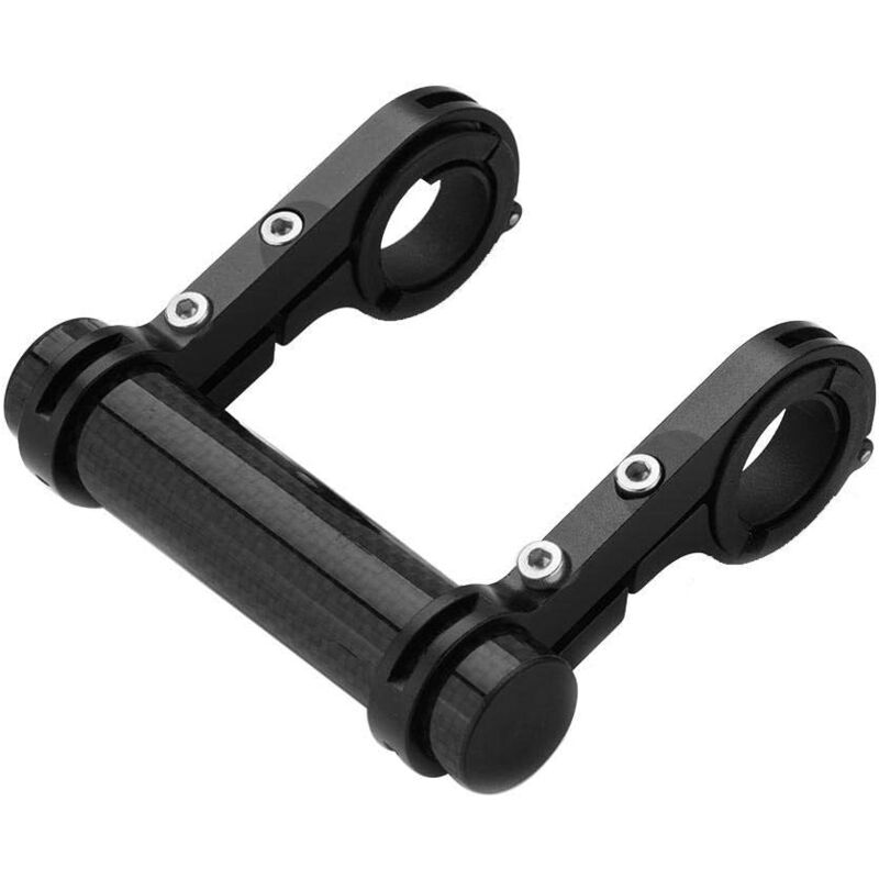 foto del prodotto sollbry supporto di estensione supporto di estensione per manubrio di bicicletta resistente da 20 cm, supporto per doppia luce per bicicletta