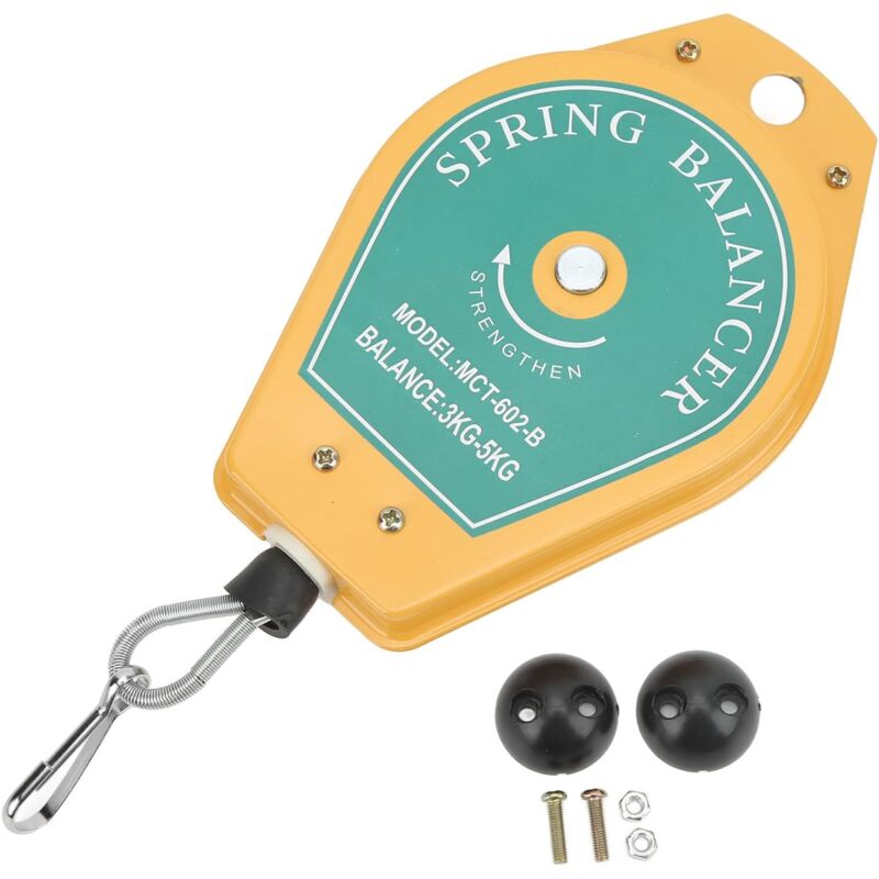foto del prodotto sollbry supporto di montaggio per utensile per bilanciatore a molla, bilanciatore a molla retrattile da 3 kg a 5 kg, bilanciatore a molla per