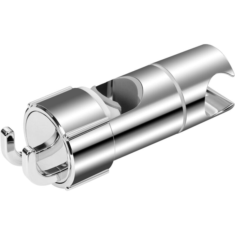 foto del prodotto sollbry supporto doccia da 16 27 mm con diametro regolabile, cromato, stabile e pratico, per barra doccia da bagno, installazione semplice