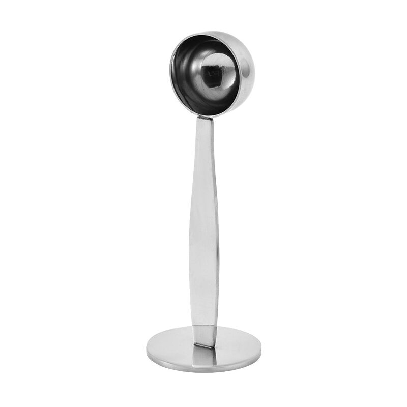 foto del prodotto sollbry supporto per caff espresso, cucchiaio dosatore per caff , utensili in acciaio inossidabile per caff e t , pressatori per caff 