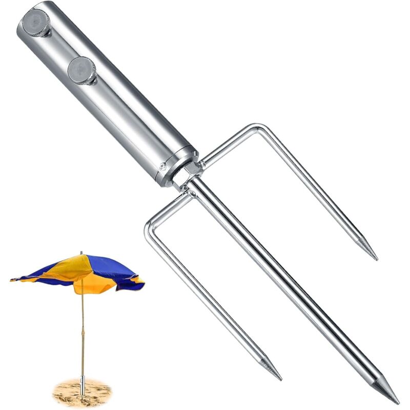 foto del prodotto sollbry supporto per ombrellone, supporto per ombrellone con ancoraggio a terra, supporto per ombrellone rimovibile per giardino, pesca, ombrellone