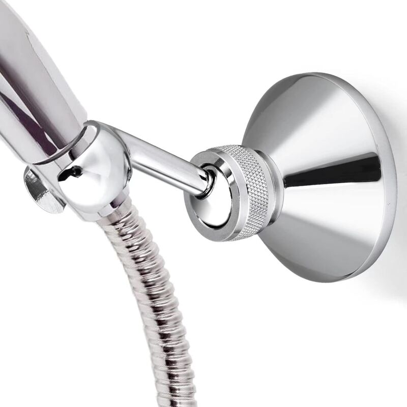 foto del prodotto sollbry supporto per soffione doccia cromato regolabile per tubo doccia standard