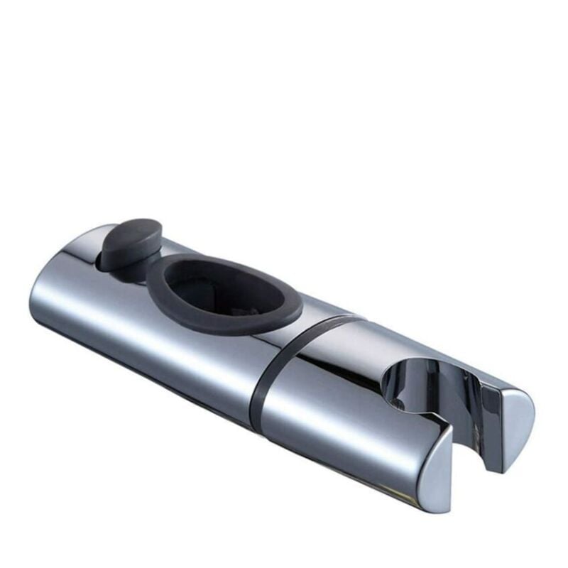 foto del prodotto sollbry supporto per soffione doccia in abs cromato, supporto per doccia con clip, supporto per doccia portatile, rotazione a 360 per bagno ovale