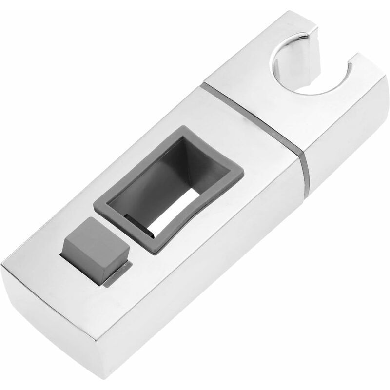 foto del prodotto sollbry supporto per soffione doccia scorrevole per asta 18 x 30 mm rettangolare, supporto per doccetta quadrato sostituibile, supporto per