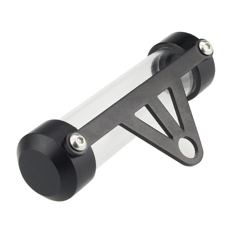 foto del prodotto sollbry supporto per telaio cilindrico in lega di alluminio e acrilico per moto, impermeabile, di sicurezza, per la maggior parte delle moto, 11 x