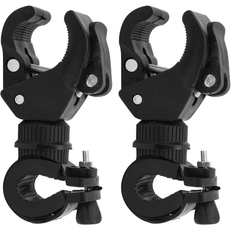 foto del prodotto sollbry supporto per torcia elettrica per bicicletta da 2 pezzi, supporto per luce per bicicletta, supporto per torcia elettrica per bicicletta