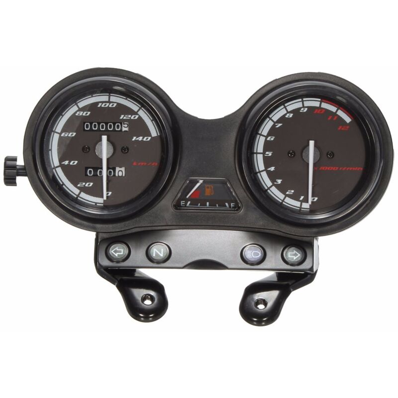 foto del prodotto sollbry tachimetro per moto, doppio contachilometri, adatto per ybr 125, indicatore dell olio per moto, indicatore lcd da 12000 giri min,