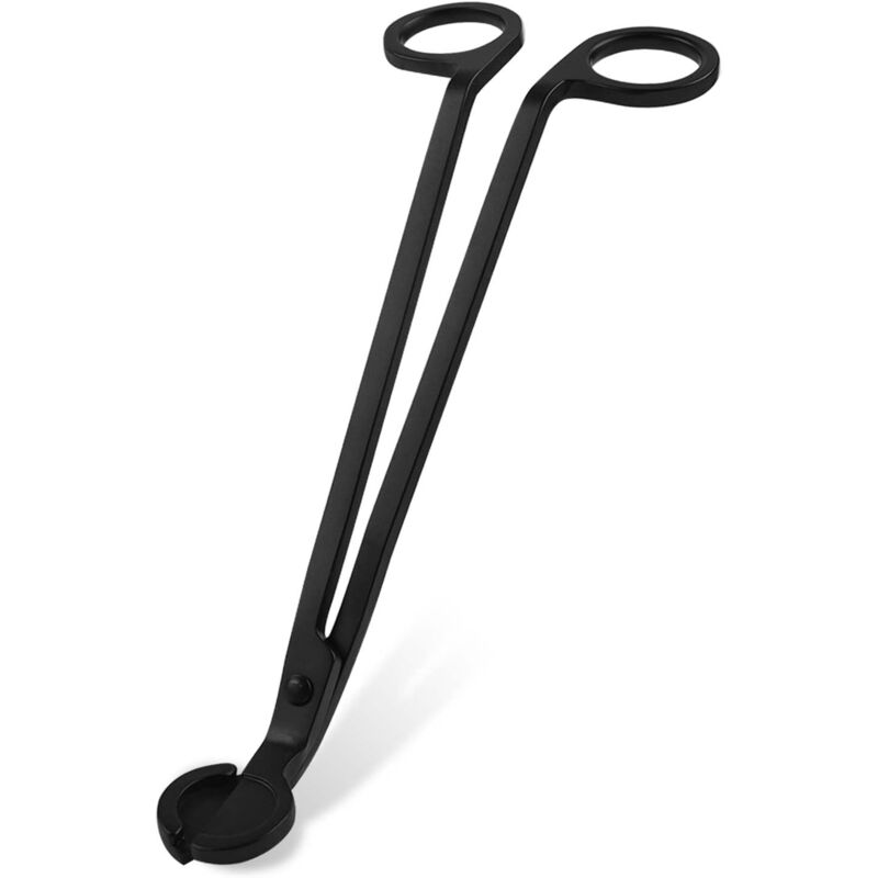 foto del prodotto sollbry taglia stoppini per candele forbici profumate stoppino in acciaio inossidabile accessori per lampade a olio nero