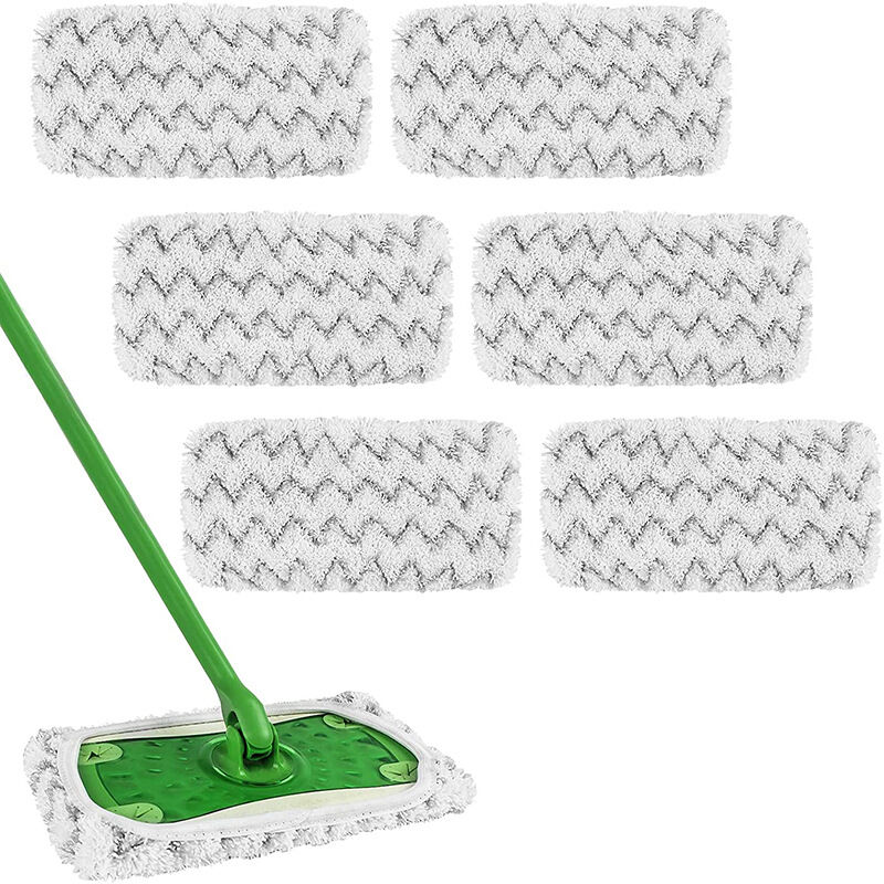 foto del prodotto sollbry tampone di pulizia in fibra ultrafine riutilizzabile, adatto per la pulizia di pi superfici, riempimento a secco e a umido di tutti i