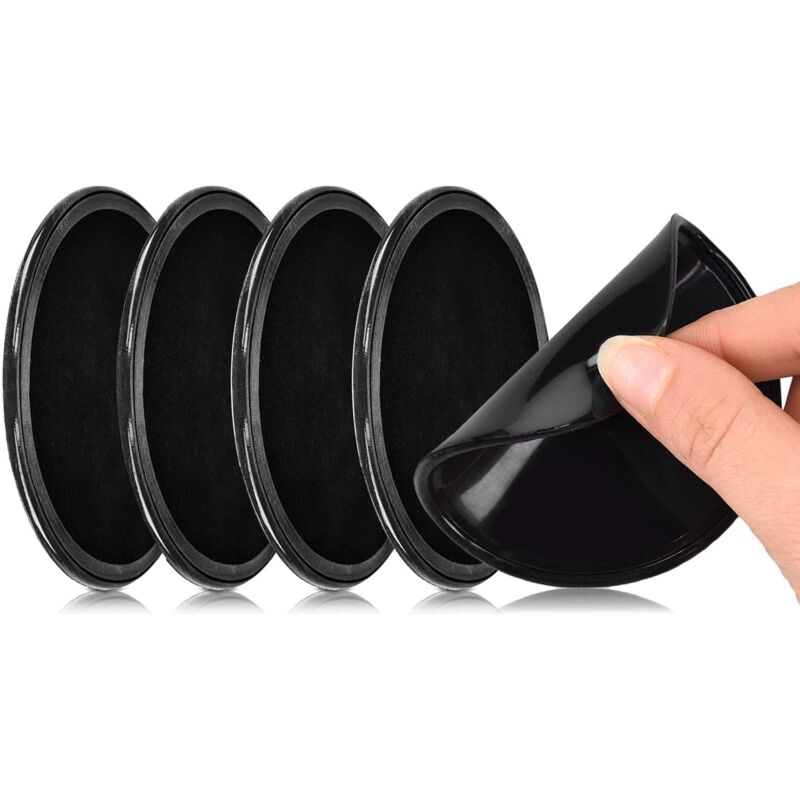 foto del prodotto sollbry tappetini antiscivolo per auto, lavabili, per cellulare sul cruscotto, in gel nano biadesivo, ideali per supporti per smartphone.
